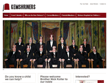 Tablet Screenshot of kemshriners.com